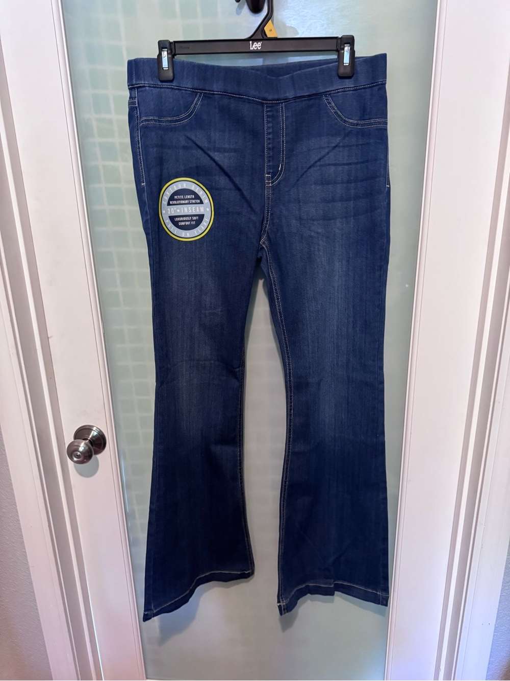 House of 11 Women's Dark Blue Flare Jeans